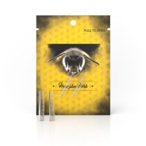 Honeybee Herb - Hollow Quartz Pillars With Holes (2pk)