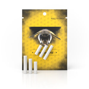 Honeybee Herb - White Quartz Pillars (3pk)
