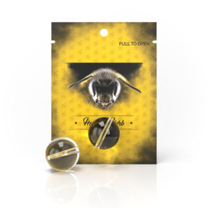Honeybee Herb - Xl Marble Carb Cap With Hole