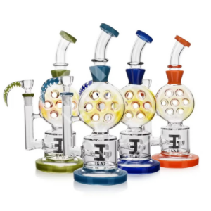 Eg Glass - EG-99 Wig Wag DAB Oil Rig Water Pipe 10"