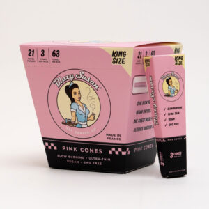 Blazy Susan - King Size Pink Pre Rolled Cones Display Box