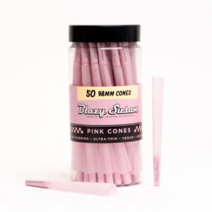 Blazy Susan - Pink Pre Rolled Cones 98mm 50 Count