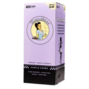 Blazy Susan - Purple Pre Rolled Cones King Size - 800ct Bulk 109 mm