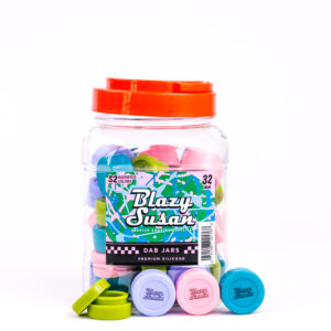 Blazy Susan Silicone Dab Jar 32mm - 52 Count