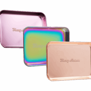 Blazy Susan - Stainless Steel Rolling Tray Portable 7” x 9.25”