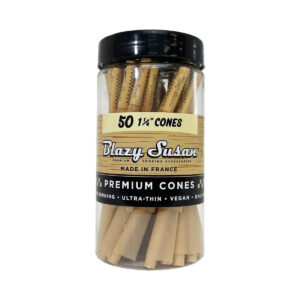 Blazy Susan - Unbleached Pre Rolled Cones 1-14″ - 50 Count