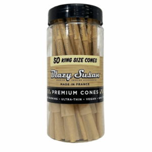 Blazy Susan - Unbleached Pre Rolled Cones King Size 50 Count