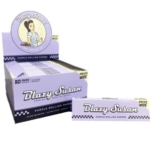Blazy Susan - King Size Wide Purple Rolling Papers