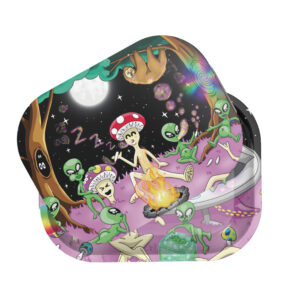 ZZZ's - Rolling Tray with Magnetic Cover - Intergalactic Trip by Bangerooo