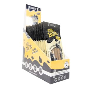 DaySavers - Fill-a Blunts 109mm11mm Pre-Rolled Blunt Tubes Glass Filter Tips Pack of 3 Display Box