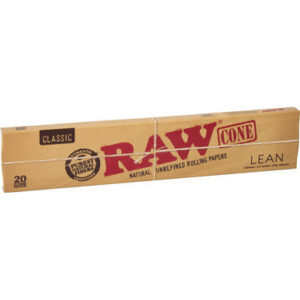Raw 12 Ct. 20pc Lean Cone 110 mm/ 4.3" inches