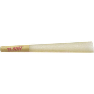 Raw 32 Ct. 6pk. Black Pre-Roll Cone 1 1/4 Size