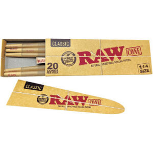 Raw 12 Ct. 20pk Classic Cone - 1.25" (DISPLAY)