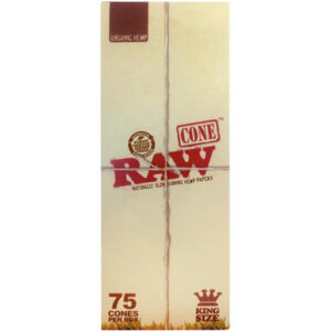 Raw 75 Ct. Org Hemp Cone - King Size