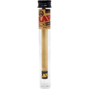 Raw 12 Ct. DLX Cannon Size Cones with Glass Tips
