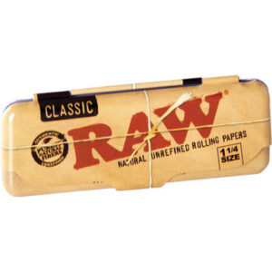 Raw 12Count Paper Mini Tin 1 1/4 Size
