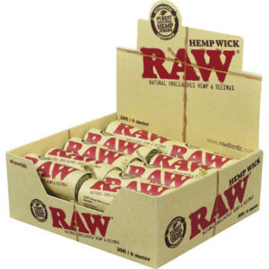 RAW Hemp Wick  20ft - 20Ct