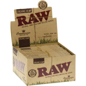 Raw 24 Ct. Organic Connoisseur K/s With Tips