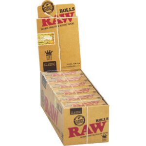 Raw 12 Ct. 9ft Unrefined Rolls King Size