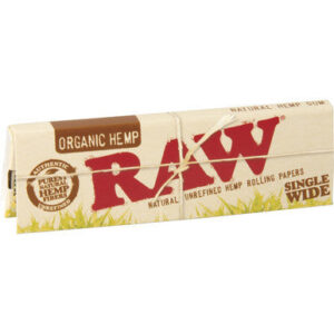 Raw 50 Ct. Organic Paper Single Wide Single Window