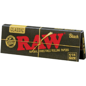Raw 24 Ct. Black Natural Unrefined 1.25"