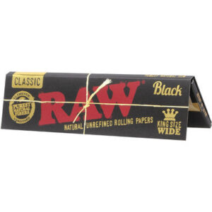 Raw 50 Ct. Black Classic - King Size Wide