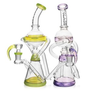 Eg Glass - EG-52 Planet Boro Glass Recycler Pipe is 10"