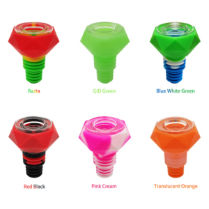 Waxmaid 14mm 18mm Diamond Silicone Glass Bowl