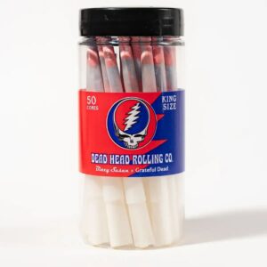 Blazy Susan - Dead Head Pre-Rolled Cones 50ct Wrap, King Size, Master Case, 110mm