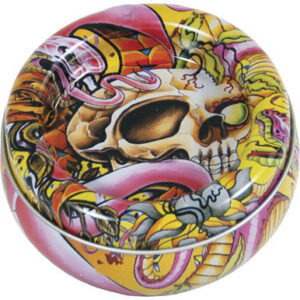Fujima Asst. Design Metal Stash Ashtray 6ct.