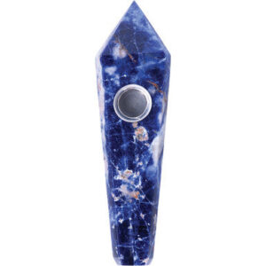 Astral Project - Blue Sodalite Gemstone Pipes