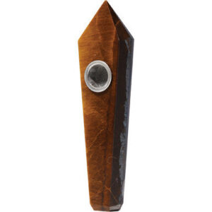Astral Project - Tiger's Eye Gemstone Pipes