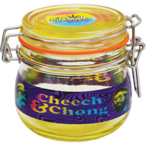 Fujima Cheech & Chong Glass Jar With Clasp 6 Count 150ml