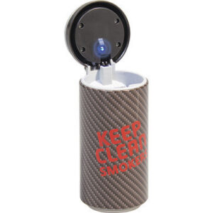 Fujima Asst. Color Can Shape Ashtray W/ Led Light 12ct.