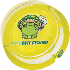 Fujima Medium Glass Ashtray - Toadally Stoned 5.1in