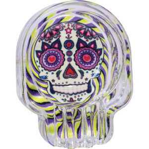 Fujima Glow In Dark Day Of The Dead Skull Shape 6ct.