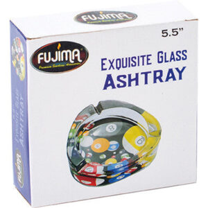 Fujima Pool Ball Glass Ashtray 5.24"