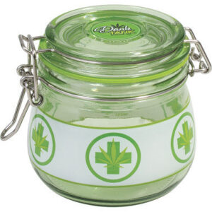 Fujima Glass Jars Green Medical Sign 500ml