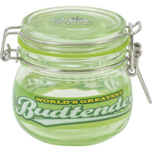 Fujima 500Ml Glass Jars Green Budtender