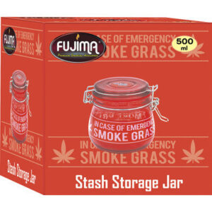Fujima Glass Jars Red Emergency 500ml