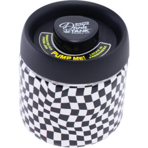 Fujima Checkerboard Ultra Dank Tank Vacuum Jar 4.25in