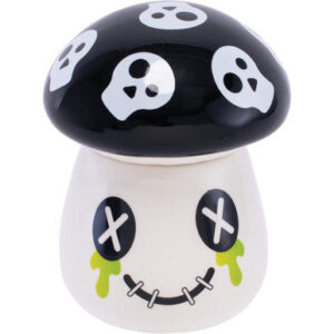 Fujima Mushroom Skull Stash Jar 4.3In