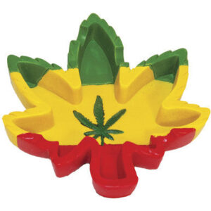 Fujima Poly Stone Leaf Shape Ashtray 8ct.