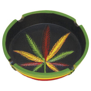 Fujima Poly Stone Leaf/ Jamaican Ashtray 8ct.