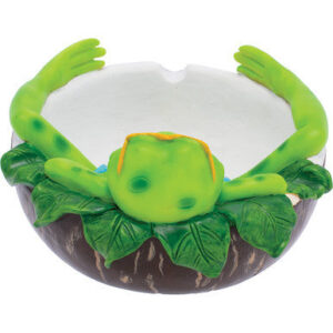 Fujima Chilling Green Frog Ashtray