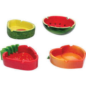 Fujima Fruit Polystone Ashtrays 4ct.