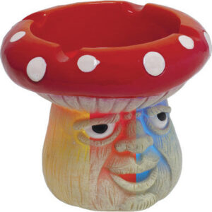 Fujima Mushroom Forest Light-Up LED Polystone Ashtray 4ct.