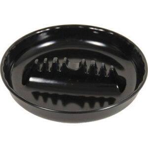 Fujima Black Melamine Round Ashtray 12ct. 7"