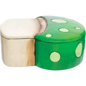 Fujima Large Green Mushroom Stash Box 6in