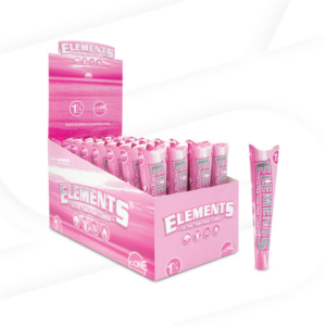 Elements Pre-Roll Cone 1.25 - Pink 32 Ct. 6pk (2)